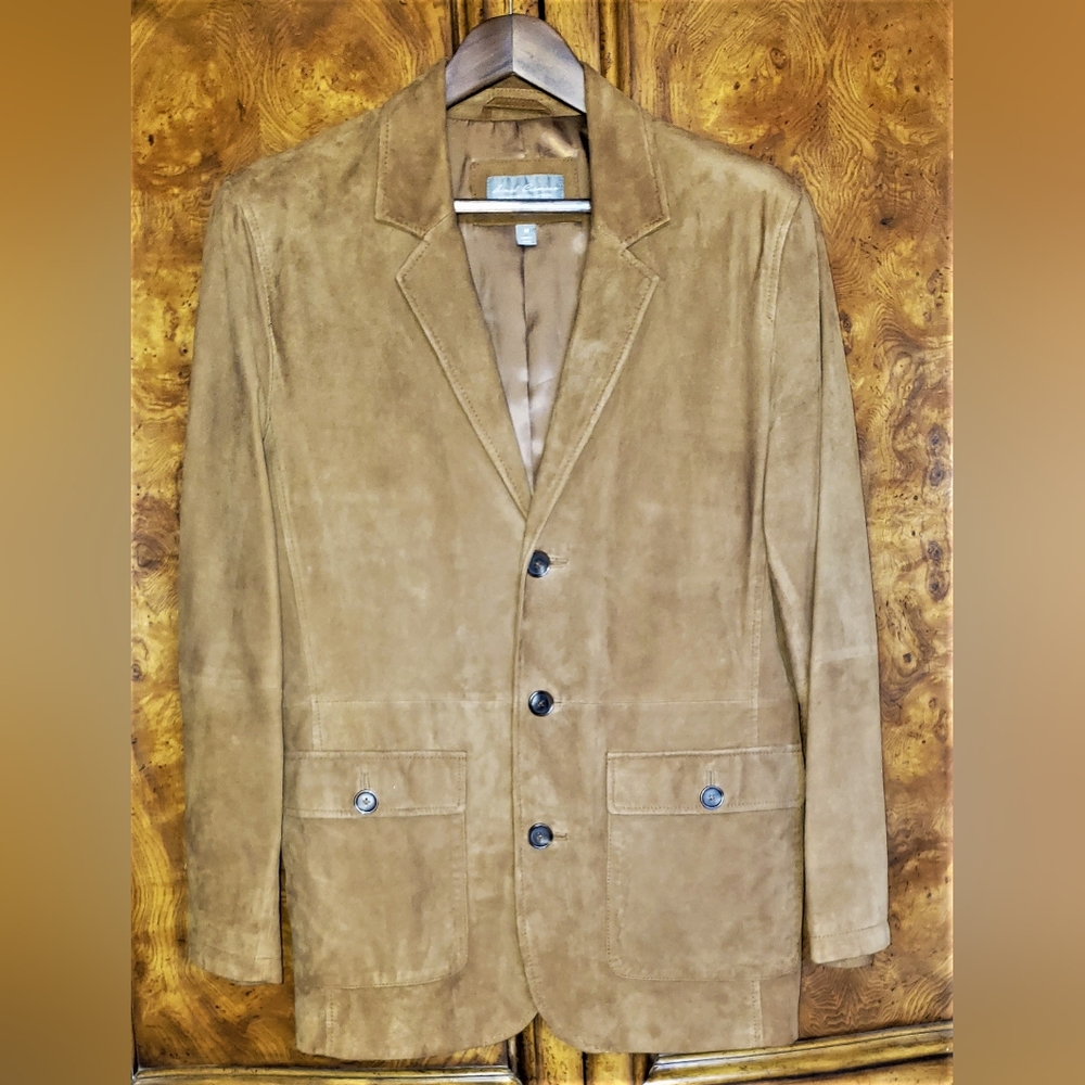CREMIEUX (M) Tan suede sportcoat